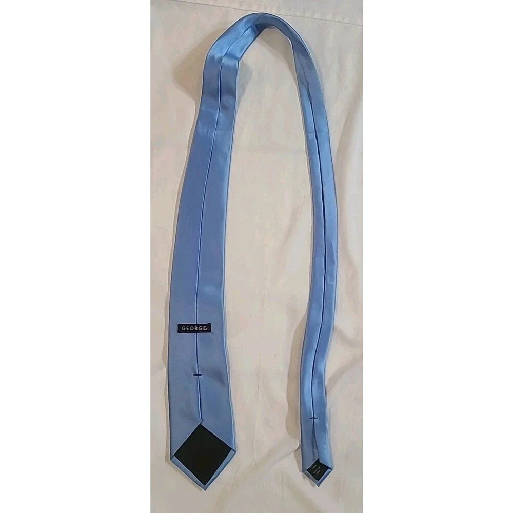 George Baby Blue  Men's Necktie